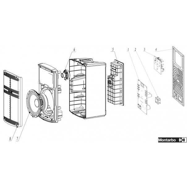Ventola amplificatore B108/B110 [B027MN127]